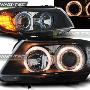 Faros ANGEL EYES BLACK LED INDICATOR para BMW E90/E91 03.05-08.08