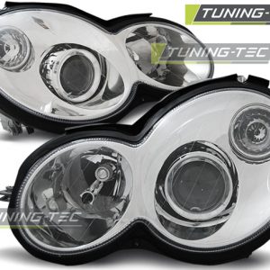 Faros CHROME para MERCEDES CL203 C-Clase 00-04