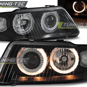 Faros ANGEL EYES NEGRO para AUDI A3 00-03