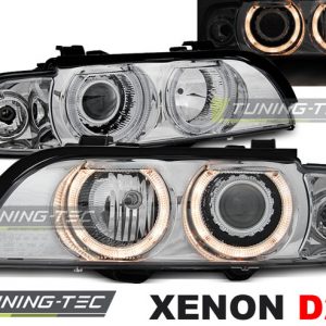 Faros XENON ANGEL EYES CHROME para BMW E39 09.95-06.03