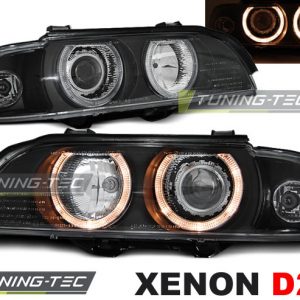 Faros XENON ANGEL EYES BLACK para BMW E39 09.95-06.03