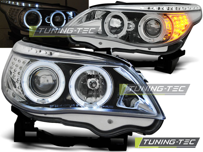 3399_0.jpg Faros ANGEL EYES CHROME LED INDICATOR para BMW E60/E61 03-07