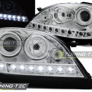 Faros DAYLIGHT CHROME para MERCEDES W164 ML M-Clase 05-07