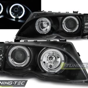 Faros ANGEL EYES BLACK para BMW E46 09.01-03.05