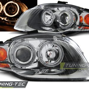 Faros ANGEL EYES CROMO para AUDI A4 B7 11.04-03.08
