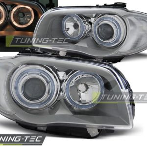 Faros ANGEL EYES CHROME para BMW 1 E87/E81/82/88 04-11