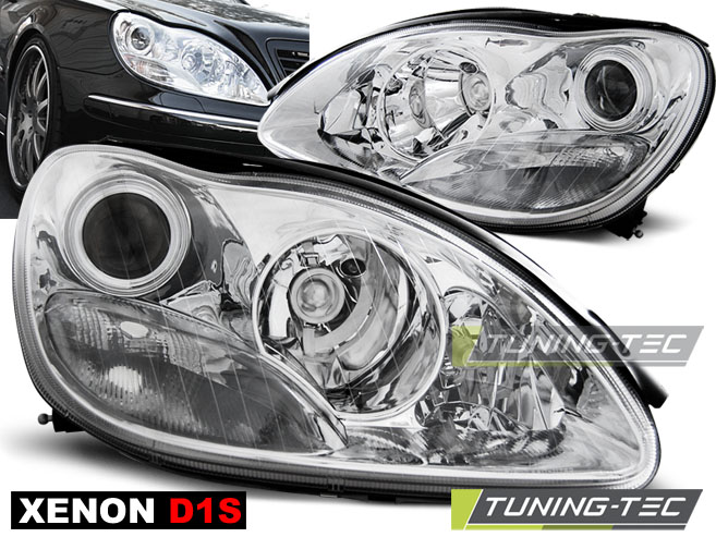 3607_0.jpg Faros XENON CHROME para MERCEDES W220 S-Clase 09.98-02