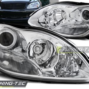 Faros CHROME para MERCEDES W220 S-Clase 09.98-05.05