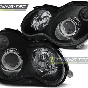 Faros BLACK para MERCEDES W203 C-Clase 07.00-03.04