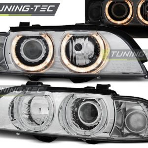 Faros ANGEL EYES CHROME para BMW E39 09.95-06.03