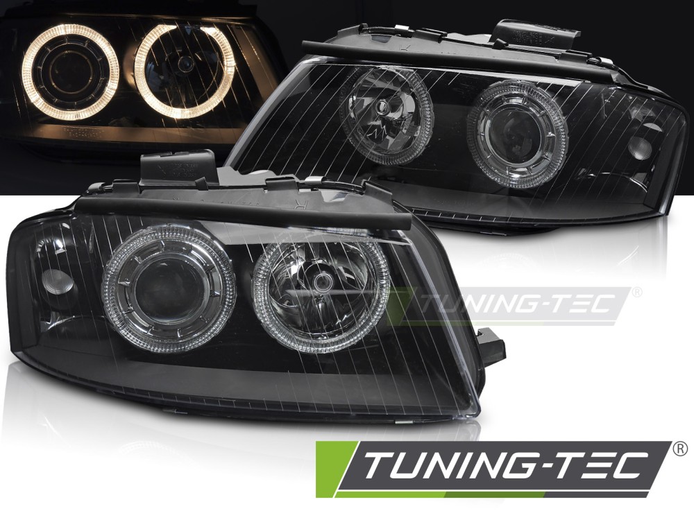 3761_0.jpg Faros ANGEL EYES NEGRO para AUDI A3 8P 05.03-03.08