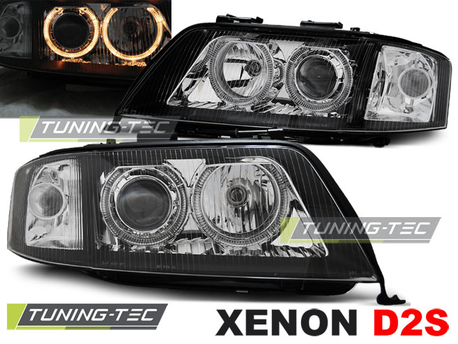 3767_0.jpg Faros XENON ANGEL EYES NEGRO para AUDI A6 06.01-05.04