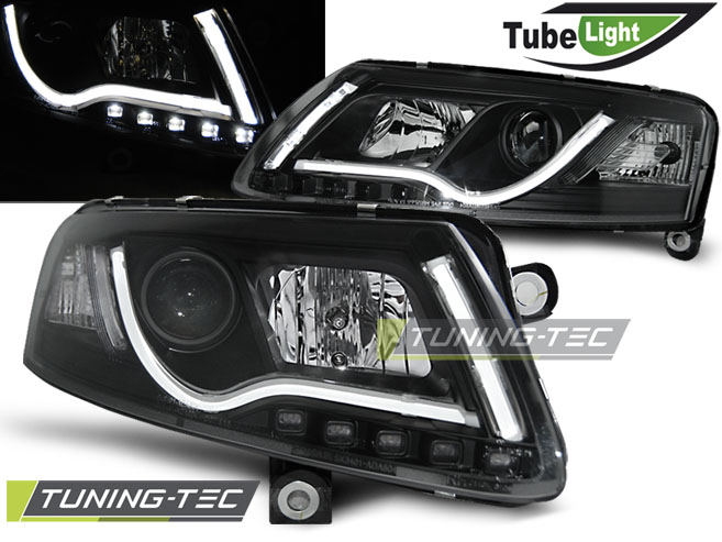 3807_0.jpg Faros TUBE LIGHT NEGRO para AUDI A6 C6 04-08