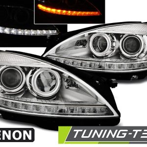 Faros XENON DAYLIGHT CHROME para MERCEDES W221 05-09