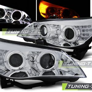 Faros ANGEL EYES CHROME para LED INDICATOR BMW E60/E61 03-07