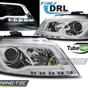 Faros TUBE LIGHT DRL CROMO para AUDI A3 8P 08-12