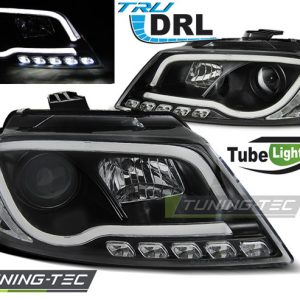 Faros TUBE LIGHT DRL NEGRO para AUDI A3 8P 08-12