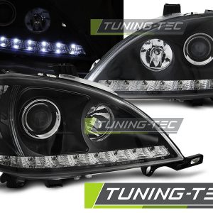 Faros DAYLIGHT BLACK para MERCEDES W163 ML M-Clase 09.01-05