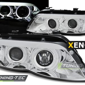Faros XENON ANGEL EYES CHROME para BMW X5 E53 11.03-06