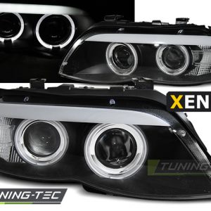 Faros XENON ANGEL EYES BLACK para BMW X5 E53 03-06