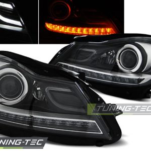 Faros BLACK para MERCEDES W204 11-14