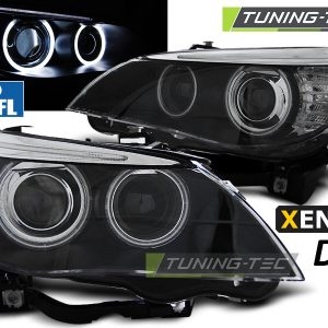 Faros XENON D2S ANGEL EYES CCFL BLACK para BMW E60/E61 03-04