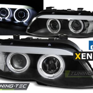 Faros XENON ANGEL EYES CCFL BLACK para BMW X5 E53 11.03-06