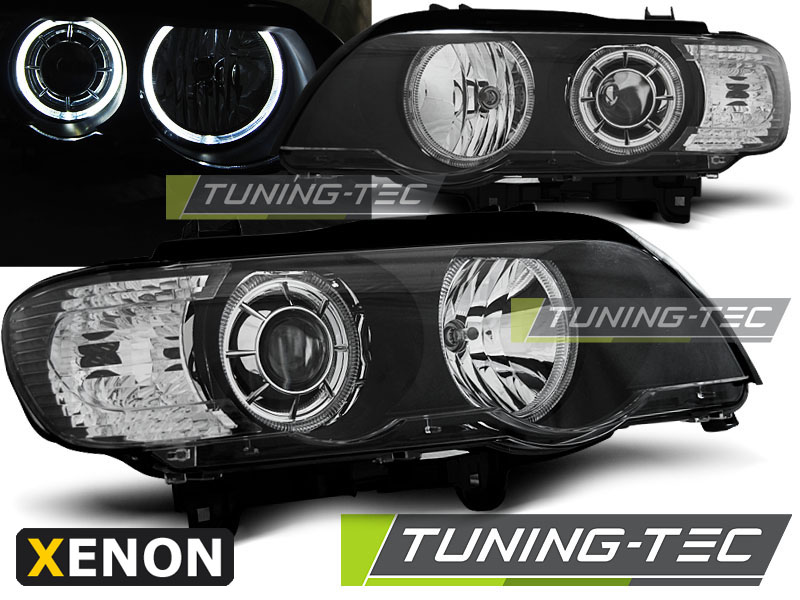 4227_0.jpg Faros XENON ANGEL EYES LED BLACK para BMW X5 E53 09.99-10.03