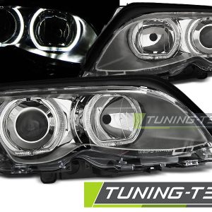 Faros ANGEL EYES LED CHROME para BMW E46 09.01-03.05