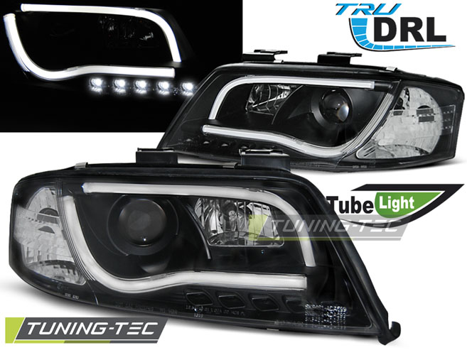 4264_0.jpg Faros TUBE LIGHT DRL NEGRO para AUDI A6 06.01-05.04