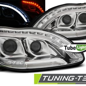 Faros TUBE LIGHT CHROME para MERCEDES W220 S-Clase 09.98-05.05