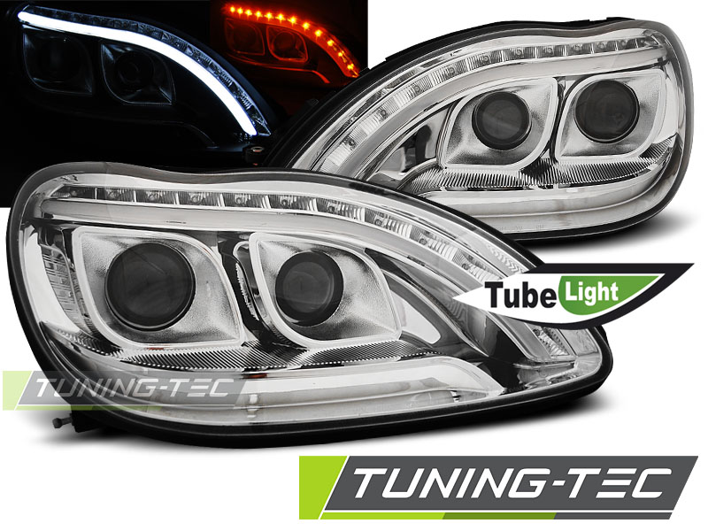 4281_0.jpg Faros TUBE LIGHT CHROME para MERCEDES W220 S-Clase 09.98-05.05