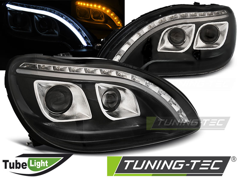 4282_0.jpg Faros TUBE LIGHT BLACK para MERCEDES W220 S-Clase 09.98-05.05