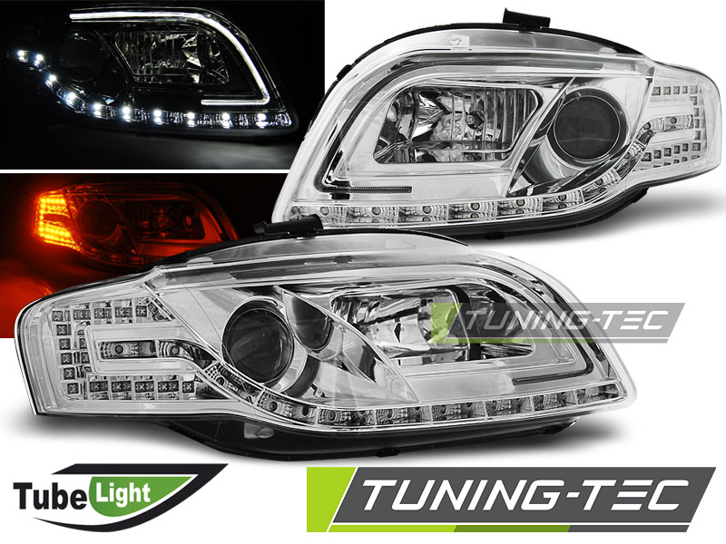 4309_0.jpg Faros TUBE LIGHT CROMO para AUDI A4 B7 11.04-03.08