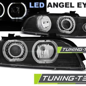 Faros ANGEL EYES LED BLACK para BMW E39 09.95-06.03