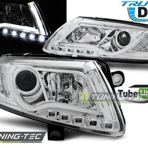 Faros TUBE LIGHT DRL CROMO para AUDI A6 C6 04.04-08