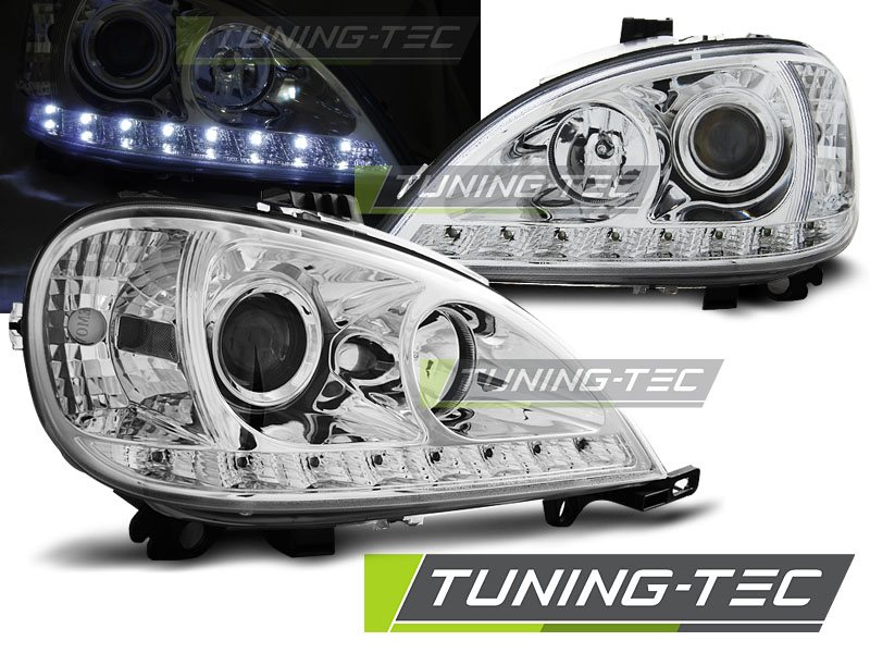 4521_0.jpg Faros DAYLIGHT CHROME para MERCEDES W163 ML M-Clase 03.98-08.01