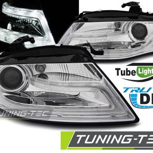 Faros Real DRL CROMO para AUDI A4 B8 04.08-11