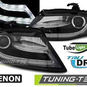 Faros XENON Real DRL NEGRO para AUDI A4 B8 04.08-11