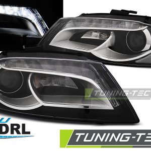 Faros Real DRL NEGRO para AUDI A3 8P 08-12