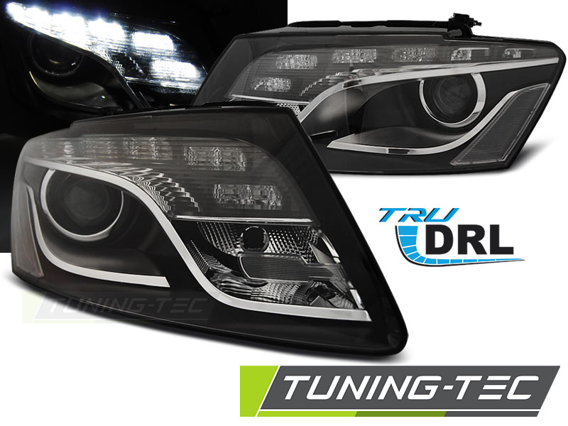 4571_0.jpg Faros Real DRL NEGRO para AUDI Q5 11.08 – 09.12