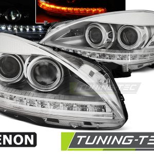 Faros XENON DAYLIGHT CHROME para MERCEDES W221 05-09