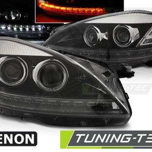Faros XENON DAYLIGHT BLACK para MERCEDES W221 05-09