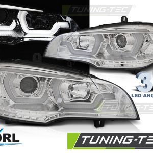 Faros TUBE LIGHT DRL CHROME para BMW X5 E70 07-13