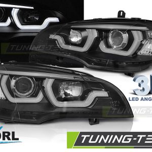 Faros TUBE LIGHT DRL BLACK para BMW X5 E70 07-13