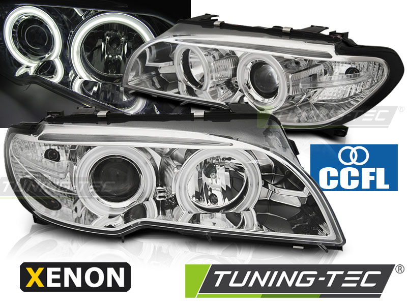 4901_0.jpg Faros XENON ANGEL EYES CCFL CHROME para BMW E46 04.03-06 COUPE CABRIO