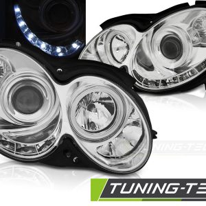 Faros DAYLIGHT CHROME para MERCEDES CLK W209 03-10