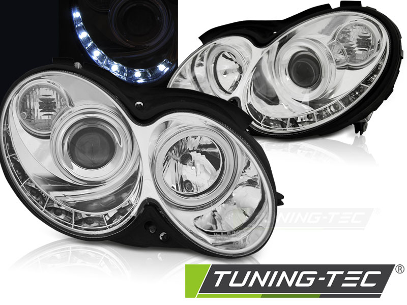 4923_0.jpg Faros DAYLIGHT CHROME para MERCEDES CLK W209 03-10