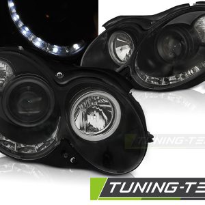 Faros DAYLIGHT BLACK para MERCEDES CLK W209 03-10