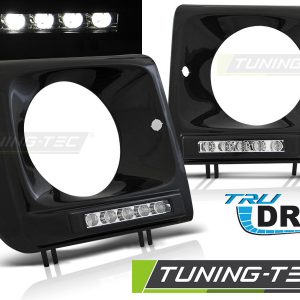 Faros FRAME LED DRL BLACK para MERCEDES W461,W463 01-12